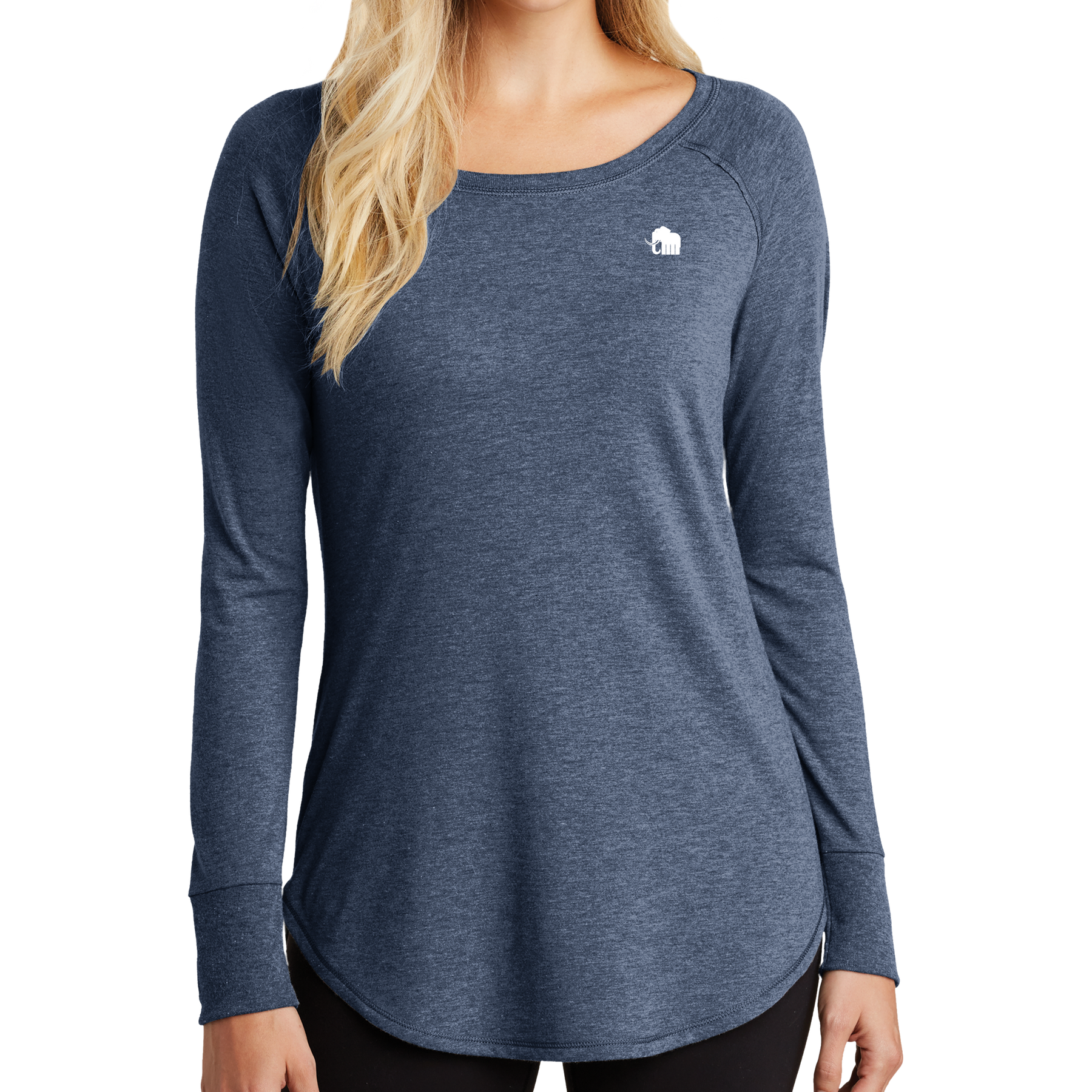 District Women's Perfect Tri Long Sleeve Tunic Tee – ivoryhomes